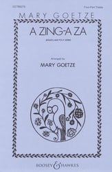 A Zing-a Za SSAA choral sheet music cover